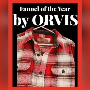 ORVIS Big Bear Heavy Soft Flannel Shirt Jacket Shacket Side Pockets M L W XL EUC